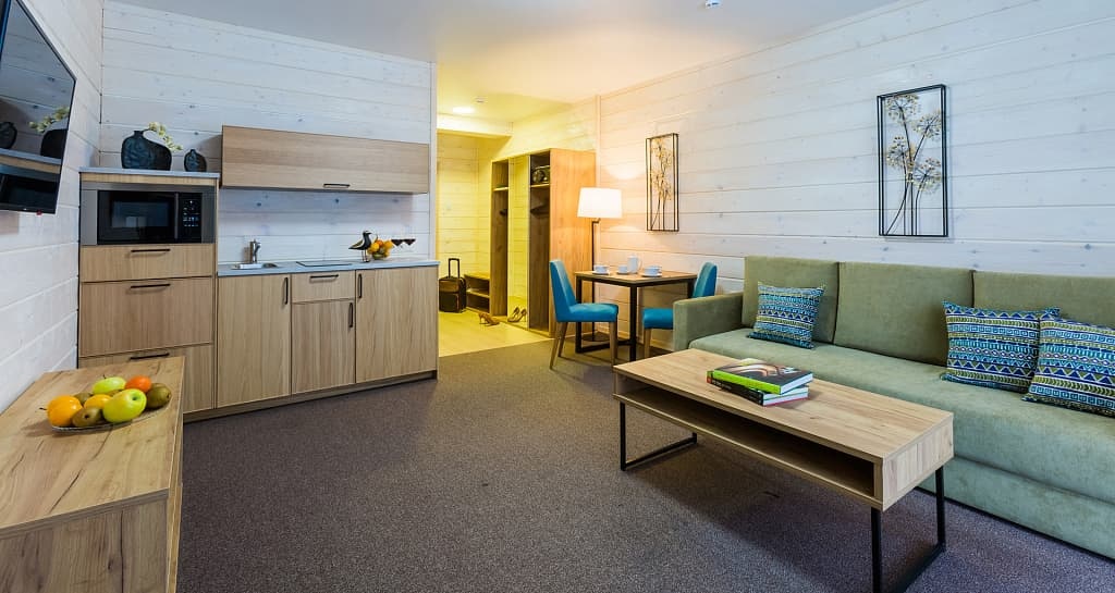 Парк-отель «Пересвет» Московская область «Джуниор сьюит» с сауной/кухней